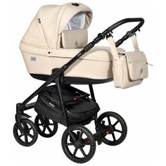 Коляска детская Indigo BROCO Eco 2в1 Be 02 бежевая кожа