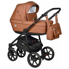 Коляска детская Indigo BROCO Eco 2в1 Be 06 коричневая кожа