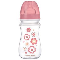 Бутылочка Canpol babies EasyStart, Newborn baby, Pp, с широким горлышком, антиколиковая, 240 мл, 3+ месяцев, розовый (250989237)