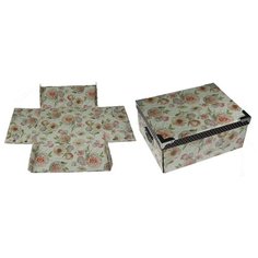 Коробка "Розы" прямоугольный трансф. с лентой 756-030 Русские подарки