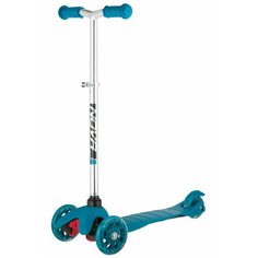 Самокат Novatrack Disco-kids Basic для детей, светятся колеса, (БИРЮЗОВЫЙ)