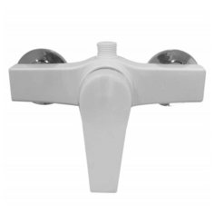 Смеситель РМС пластика БЕЛЫЙ PL1-003 Ростовская Мануфактура Сантехники