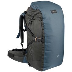 Рюкзак для треккинга 40 литров | TRAVEL 100 синий, цвет: Сине-Серый/Угольный Серый FORCLAZ Х Декатлон Decathlon