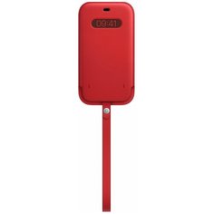 Чехол-конверт Apple MagSafe для iPhone 12/12 Pro, кожа, (PRODUCT)RED
