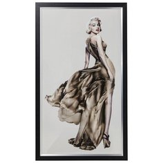 KARE Design Картина в рамке Marilyn, коллекция "Мэрилин" 100*172*4, Бумага, Стекло, АБС-пластик, ДВП, Мультиколор