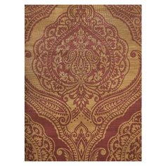 Дизайнерские обои Seabrook CONNOISSEUR, США, акрил/бумага, моющиеся, Коричневый, Дамаск, 0,52х10м, CO80405