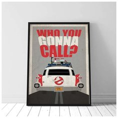 Постер Охотники за Привидениями 50х70 см. RED Panda