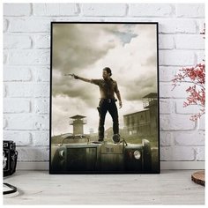 Постер Ходячие Мертвецы - Сезон 3 60х90 см.в рамке RED Panda