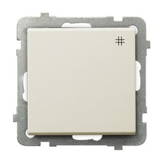 Ospel Sonata Бежевый Выключатель перекрестный (сх.7), без рамки