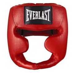 Шлем Everlast Martial Arts Leather Full Face L/XL красный