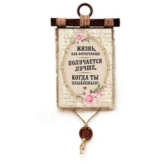 Панно Универсальный свиток "Жизнь как фотография" вертикальное А4