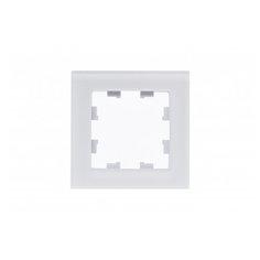 SE AtlasDesign Nature Матовое стекло белый Рамка 1-ая Schneider Electric