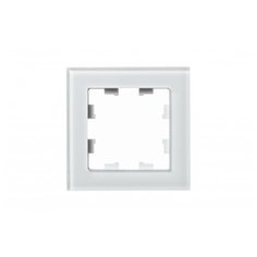SE AtlasDesign Nature Стекло белый Рамка 1-ая Schneider Electric