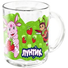 Кружка PrioritY "Лунтик", цвет: зеленый, 200 мл (подарочная коробка)