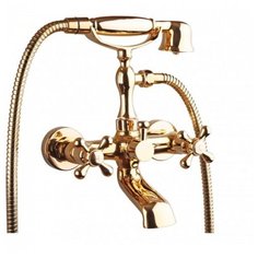 Смеситель для ванны Kaiser Carlson Style золото GOLD (44222-3/44223-3 GOLD)