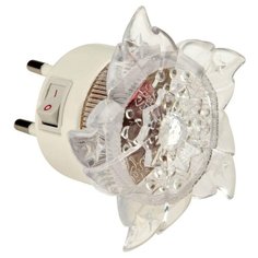 Настенный светодиодный светильник (10320) Uniel Детская серия DTL-308-Цветок/RGB/4LED/0,5W