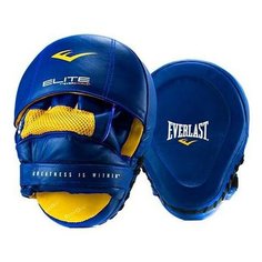Лапы Everlast Pro Elite Leather Mantis синие