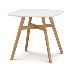 Стол TAGETES 80 белый/массив бука M City