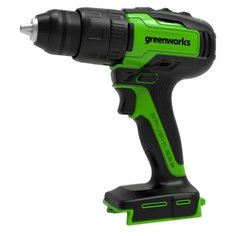 Аккумуляторная дрель-шуруповерт greenworks GD24DD60 0 коробка, без аккумулятора