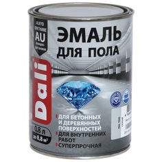 ЭМАЛЬ "DALI" ДЛЯ ПОЛА КРАСНО-КОРИЧНЕВАЯ 0,8 Л (6) "РОГНЕДА"