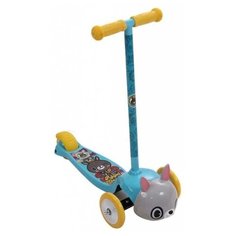 Самокат 3-колесный Rexco + Шлем Цыпленок Янни