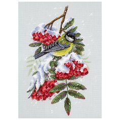Набор для вышивания крестом М.П.Студия "Крылатая лакомка", 25х33 см, арт. НВ-726
