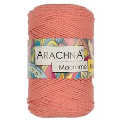 Пряжа ARACHNA Macrame Mini, 80% хлопок, 20% полиэстер, 4*250 г, 230 м, №04, светло-коралловый