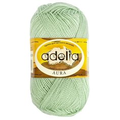 Пряжа Adelia Aura, 100% акрил, 10*50 г, 250 м+-5 м, №009, светло-зеленый