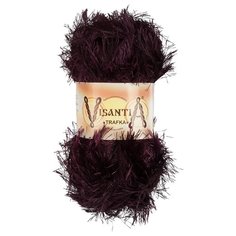 Пряжа Visantia Trafka, 100% полиэстер, 5*100 г, 150 м+-3 м, №0027, темно-бордовый