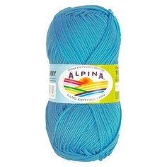 Пряжа Alpina Tommy, 100% микнес, 10*50 г, 138 м+-7 м, №030, ярко-голубой