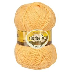 Пряжа Adelia Rachel, 90% шерсть, 10% полиэстер, 5*100 г, 400 м+-15 м, №03, желтый