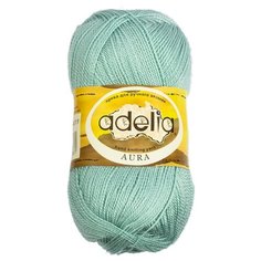 Пряжа Adelia Aura, 100% акрил, 10*50 г, 250 м+-5 м, №011, светло-мятный