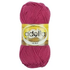 Пряжа Adelia Aura, 100% акрил, 10*50 г, 250 м+-5 м, №050, малиновый