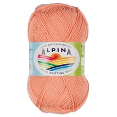 Пряжа Alpina Lollipop, 100% хлопок, 10*50 г, 175 м+-8 м, №10, коралловый