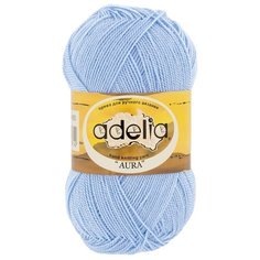 Пряжа Adelia Aura, 100% акрил, 10*50 г, 250 м+-5 м, №080, светло-голубой