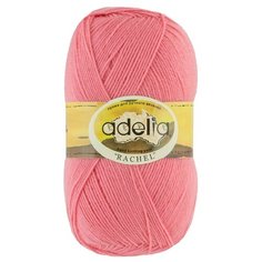 Пряжа Adelia Rachel, 90% шерсть, 10% полиэстер, 5*100 г, 400 м+-15 м, №25, розовый