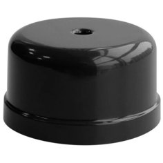 Распаечная коробка Retro Electro, черная, пластик