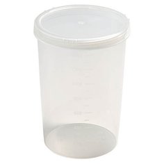 КОНТЕЙНЕР 1,5л d=125/180мм с завинчивающейся крышкой полипропилен [431138701] Бытпласт