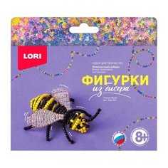 Набор для творчества LORI Фигурки из бисера Пчелка Жужа