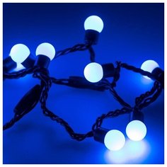 Гирлянда нить [20 м] Ball ARD-BALL-CLASSIC-D17.5-20000-BLACK-200LED BLUE (230V, 14W) Ardecoled