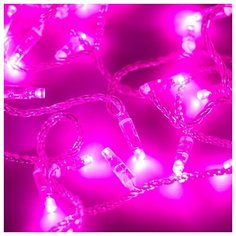Гирлянда нить [10 м] String ARD-STRING-CLASSIC-10000-CLEAR-100LED-FLASH PINK (230V, 7W) Ardecoled