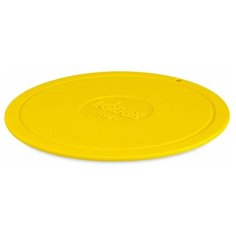 Коврик круглый силиконовый 18,2 см желтый Lodge AS7DT22