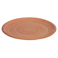 ТАРЕЛКА мелкая 10" 255мм, коралловый "Corone Natura" [HL908140D]