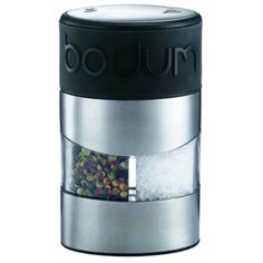 Мельница для соли и перца Twin чёрная Bodum