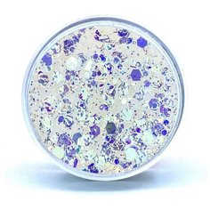 Queridos Glitters ГлиттерГель. Блёстки для лица и тела. Цвет "Зеркало" 3 мл.