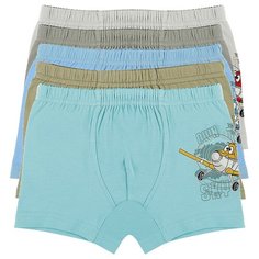 Трусы для мальчиков (боксеры) 7571MU, Цвет: Микс, Размер: 4/5, 5шт. в упаковке Donella