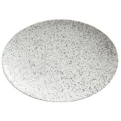 Тарелка овальная пепел серия Икра Maxwell & Williams MW602-AX0174 30х22см Фарфор