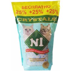 Впитывающий наполнитель N1 Crystals + 25%, 3.9 л