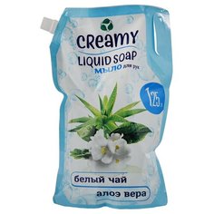 Мыло жидкое Creamy Белый чай и алоэ вера, 1.25 л