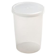 КОНТЕЙНЕР 1,0л d=107/150мм с завинчивающейся крышкой полипропилен [431138801] Бытпласт